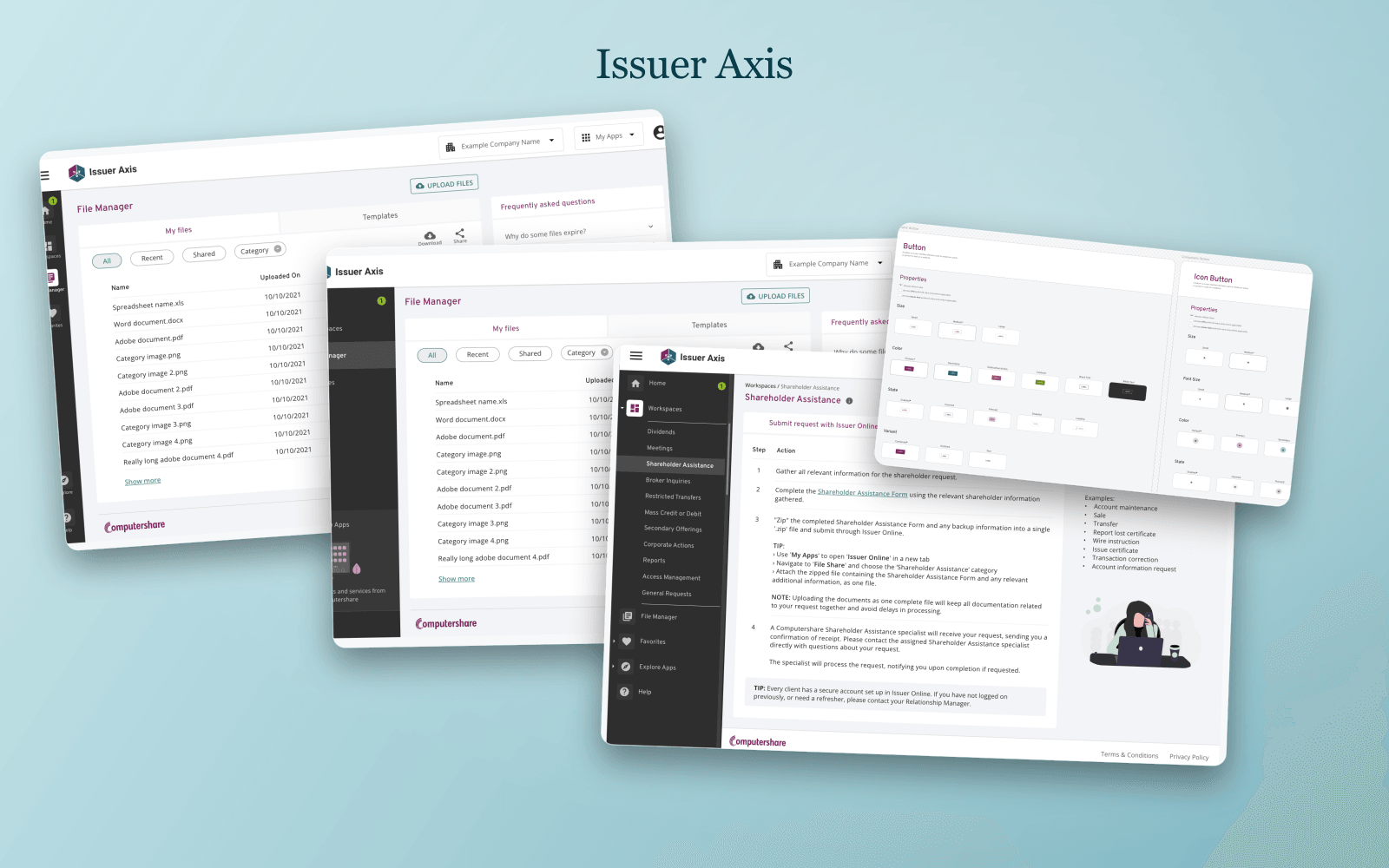 Issuer Axis home page